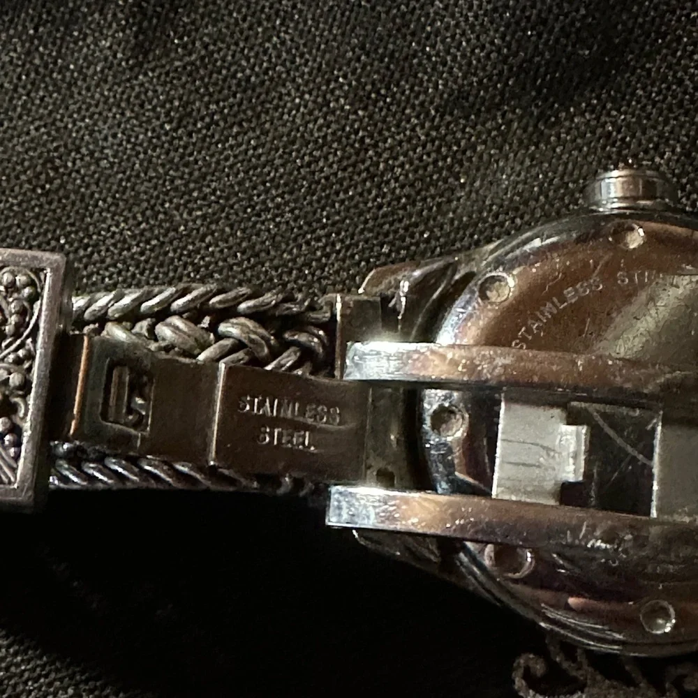 Lois Hill Sterling Silver Women's Watch. My Rolex isn't included! 😀
